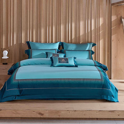 Setes de lençóis de algodão de Turquia 4 peças Tecido Set Hipoalergênico Cama de cama de microfibra escovada
