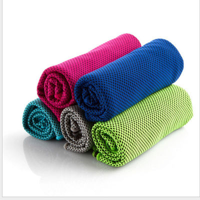 Toalha de refrigeração esportiva Logotipo personalizado Toalha de microfibra seca rápida para Yoga Beach Fitness