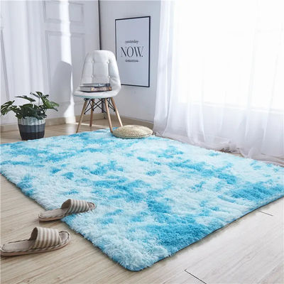 Moderno cor islâmica mista poliéster Shaggy quarto casa tapete decorativo para comercial