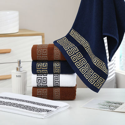 Logotipo personalizado Seco rápido Tecido de algodão 100% Hotel Toalha de banho Set para ocasião Natal