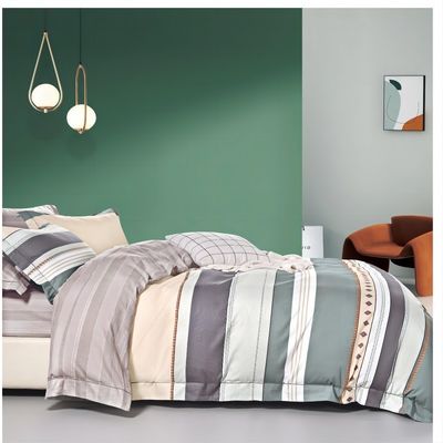 6 kg de algodão luxo roupa de cama conjunto 4pcs folhas de impressão cobertor de cobertor almofada