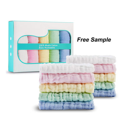 Registro do bebê Obrigações Quadradas Toalhas de banho para bebê Conjunto suave e suave 12 x 12 polegadas