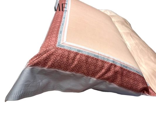 Roupas de cama de hotel 4 peças de cama de algodão egípcio com padrão moderno