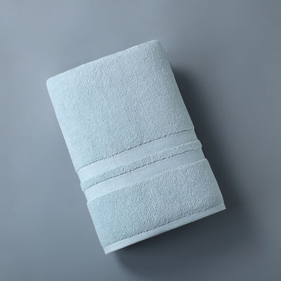 Conjunto de toalhas de banho de alta absorção luxuoso padrão de riscas espessadas com design em quadrado