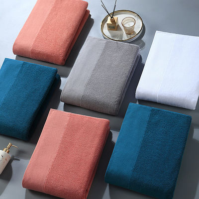 Super Absorvente Custom espessa Soft Banheiro Toalha de Banho Conjunto Tecido Poliéster / Algodão