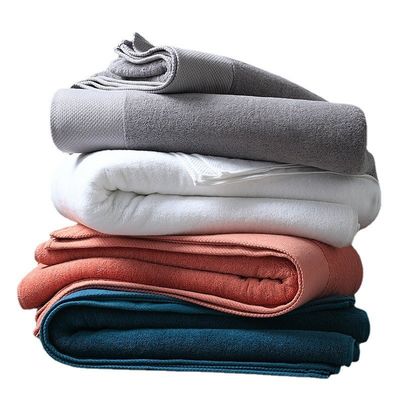 Super Absorvente Custom espessa Soft Banheiro Toalha de Banho Conjunto Tecido Poliéster / Algodão
