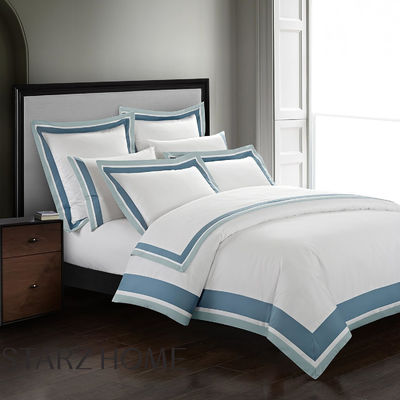 Europe Design Style Queen Size Algodão Lençóis de cama duplos Set de roupa de cama 3-3.5kg