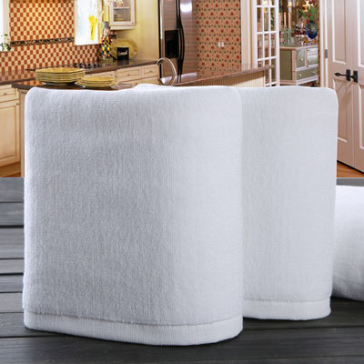 Toalhas de hotel 70*140cm Padrão listrado Jacquard Toalha de banho de microfibra com logotipo OEM