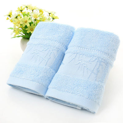 Toalha de fibra de bambu Jacquard quente 25*50cm para limpeza doméstica suave e absorvente