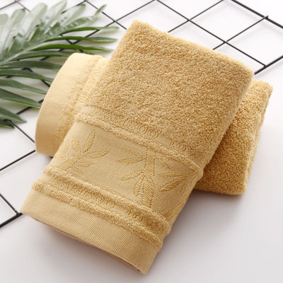 Toalha de fibra de bambu Jacquard quente 25*50cm para limpeza doméstica suave e absorvente