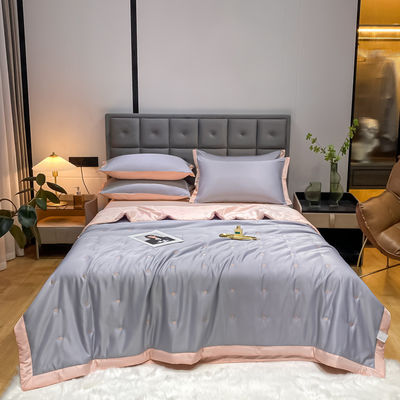 Hospital tamanho personalizado bordado Tencel quatro peças para refrigeração noites de verão