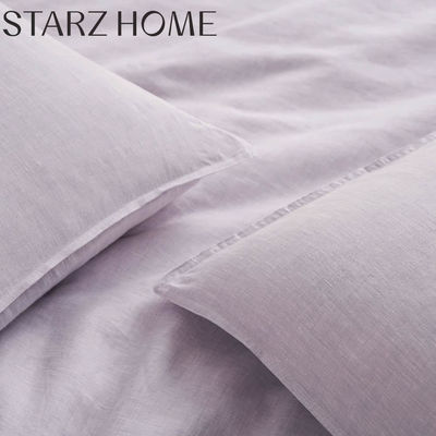 Conjunto de roupa de cama descartável para todas as estações de verão 100% de pano de linho com cobertura elástica e melhor avaliado