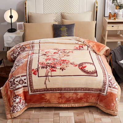 Cobertor de sublimação de poliéster tecido para cama de luxo Cobertor de casa impresso no inverno
