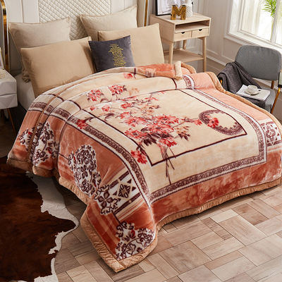 Cobertor de sublimação de poliéster tecido para cama de luxo Cobertor de casa impresso no inverno