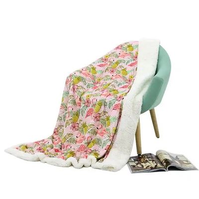 Natal personalizado impresso sherpa lançar suave acolhedor blusa de lã cobertores para sofá roupa de cama Inverno
