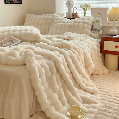 Outono e Inverno Espessado Cobertura Quebra-cabeça 200x230cm para Noites Relaxantes