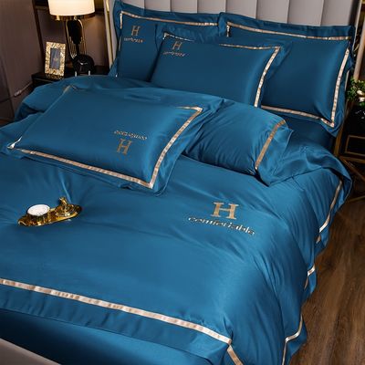 Lençóis de luxo descartáveis lençóis de cama de gelo de seda conjunto para dormir confortável