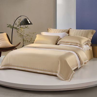 60s Contagem de tecido 3 peças Conjunto para quarto Conjunto de roupa de cama dupla personalizável