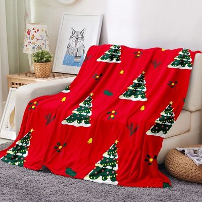 Pulseira de Natal Impressão Super Maciço Blanket de Flanela Cama Sustentável para Crianças