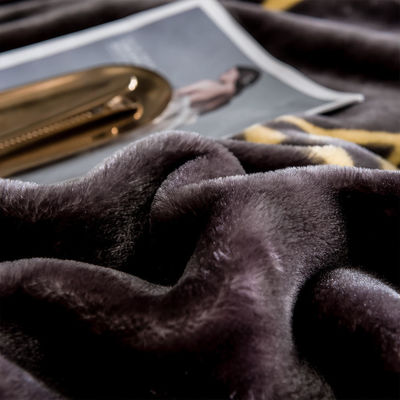 Brincos com padrão escovado de roupa de cama fofa para o Inverno