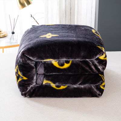 Brincos com padrão escovado de roupa de cama fofa para o Inverno