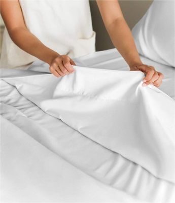 Set de roupa de cama de hotel de 5 estrelas com padrões nacionais de cor e 300tc de fio