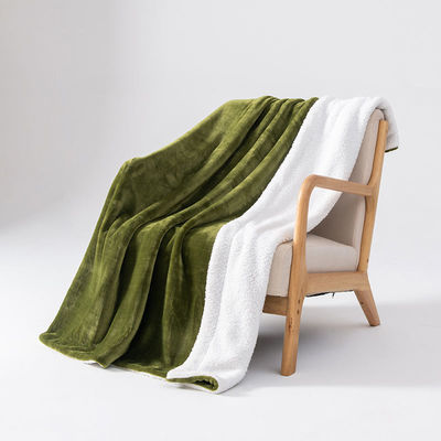 Marinha de flanela leve Velocidade cama estender cobertor acolhedor Plush Microfiber Conforter Set