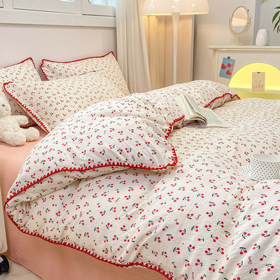 Resistência à cor Grau 4 Conjuntos de roupa de cama de designers para lençóis de cama de tamanho King e conjuntos de cobertores