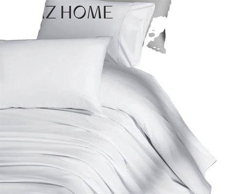 100% de lençóis de bambú orgânicos, roupa de cama com cor resistente grau 4 em estilo moderno.