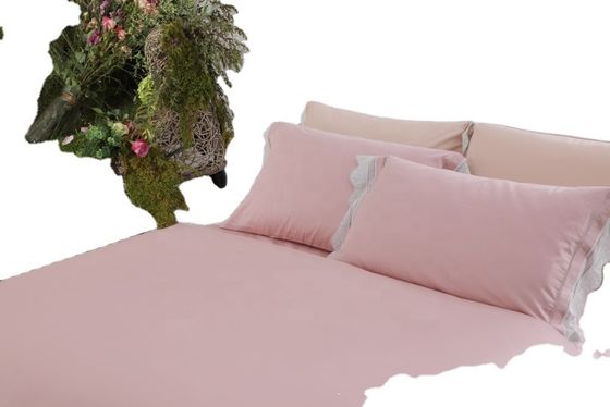 3-4 kg de luxo Satin Silk Set de roupa de cama de hotel com belo padrão Jacquard requintado
