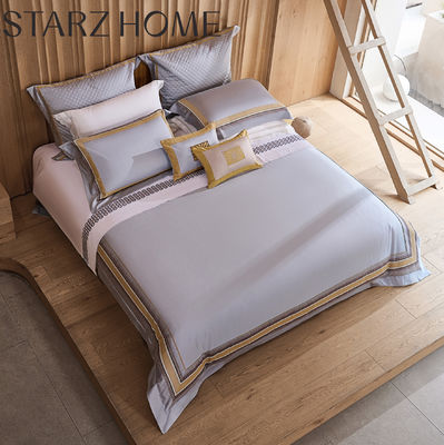 High Count Pima Cotton Jacquard Patchwork Bedding Sets em estilo de design moderno de luxo