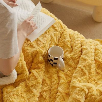 Cobertura de cor sólida Super suave espessa flanel Sherpa Velocidade de cobertura para o seu cliente