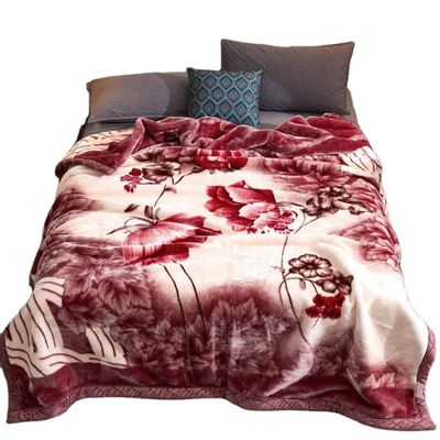 Confortável Inverno espessado Raschel cobertor Super Maciço Dupla Camada para têxteis domésticos