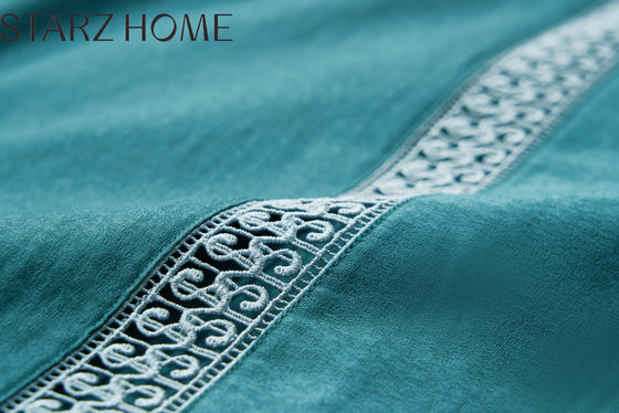 Permeável ao ar estilo europeu 100% algodão Jacquard 300TC 4Pcs