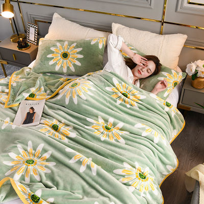 300g Solid Color Polyester Polar Fleece Throw Quilt para Casa Promoção Personalizada