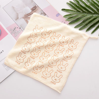 Toalha de mão de desenho animado de microfibra suave e amigável para a pele para jardim de infância