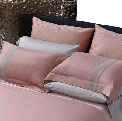 60s Contagem de tecido 100% algodão 4pcs Roupas de cama Cama de cama Cama de cama com cobertor de cama
