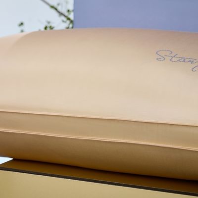300tc de seda de amoras de ouro almofada composta tridimensional contagem de fios personalizados