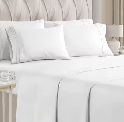 60 Tecido 100% algodão poliéster roupa de cama A experiência de luxo de 5 estrelas