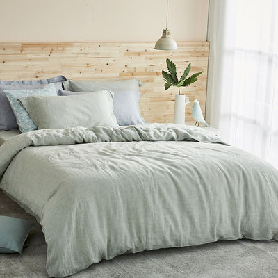 Cloud Mink Velvet Fabric Queen Size Duvet Cover Set para roupa de cama de linho orgânico
