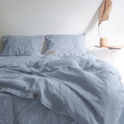 Cloud Mink Velvet Fabric Queen Size Duvet Cover Set para roupa de cama de linho orgânico