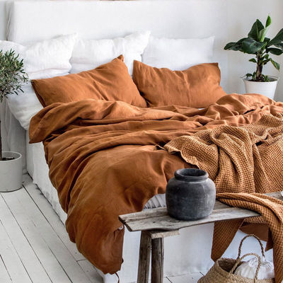 Cloud Mink Velvet Fabric Queen Size Duvet Cover Set para roupa de cama de linho orgânico