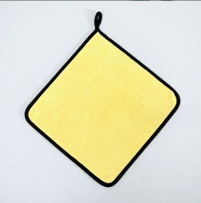Toalha de microfibra de cor sólida para remoção de maquiagem super absorvente
