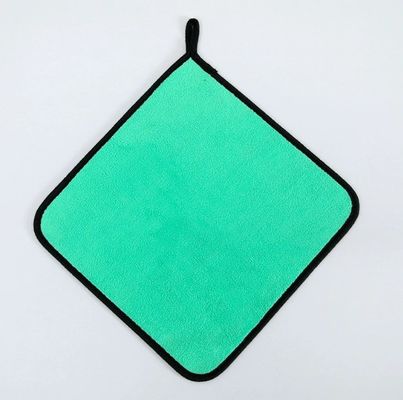 Toalha de microfibra de cor sólida para remoção de maquiagem super absorvente