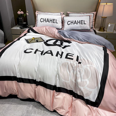 100% de poliéster almofada coberta de cobertor conjuntos de luxo roupa de cama conjunto para adulto casa coberta de cama