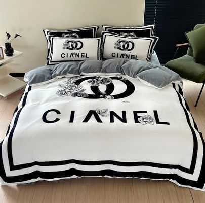 100% de poliéster almofada coberta de cobertor conjuntos de luxo roupa de cama conjunto para adulto casa coberta de cama