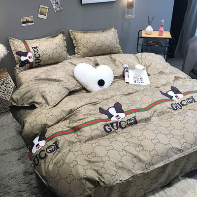 Set de roupas de cama de estilo moderno de tamanho queen ou king com cobertura de cobertor de poliéster e almofada