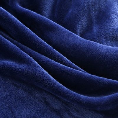 Estilo simples Coral Fleece Blanket Solid Flannel Pet Blanket Poliéster Lançar Blanket