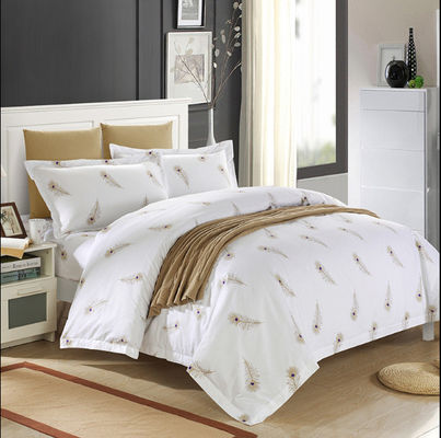 300tc estilo étnico chinês Impresso de quatro peças de algodão roupa de cama conjunto para hotel popular