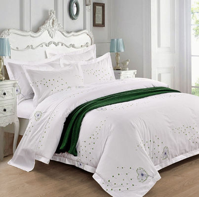 300tc estilo étnico chinês Impresso de quatro peças de algodão roupa de cama conjunto para hotel popular